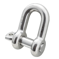 Green Pin Screw type Shackles MDVI Product Render 1